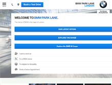 Tablet Screenshot of bmwparklane.com